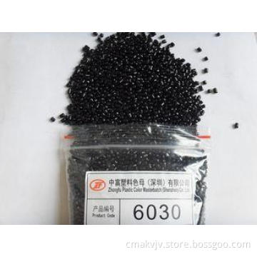 Virgin material 45% concentration Masterbatch Black 6030 fo
